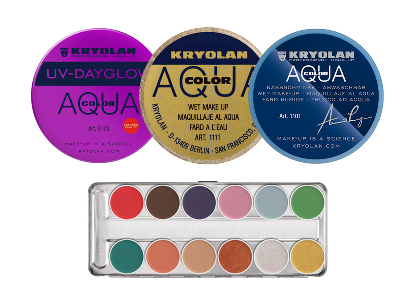 Aquacolor Kryolan: il colore per truccabimbi e bodypainting
